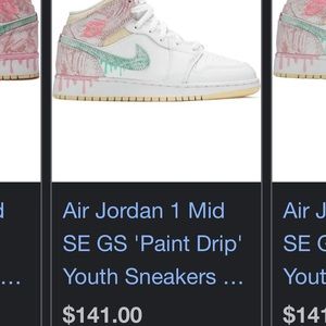 Air Jordan 1 mid paint drip